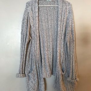 Blue oversized sweater